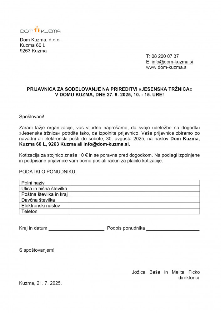 prijavnica